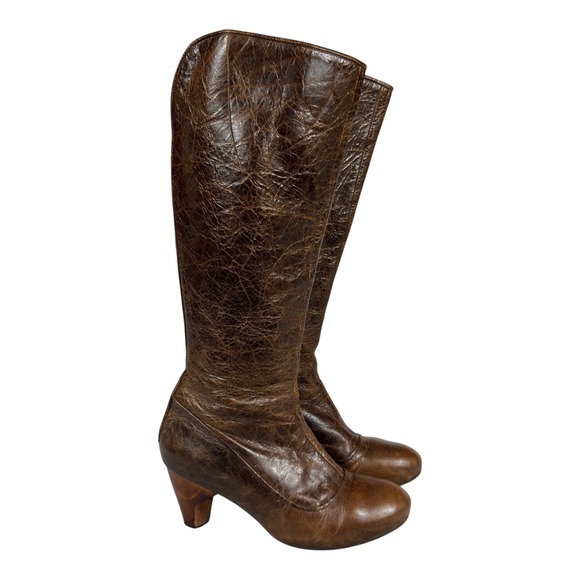 Calleen Cordero Boots Womens 8 Knee Stacked High Heel...